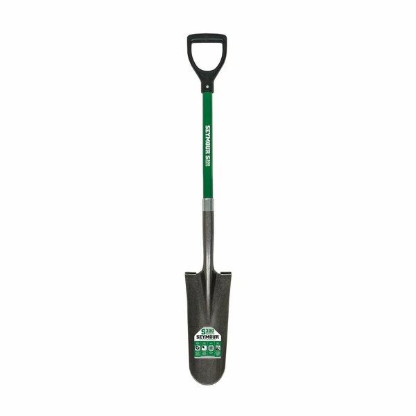 Seymour Midwest Duralite 26 in. Fiberglass Drain Spade D-Handle Shovel Red Sv-Dd80 49437